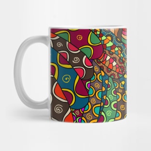 African Style No13, Tribal dance Mug